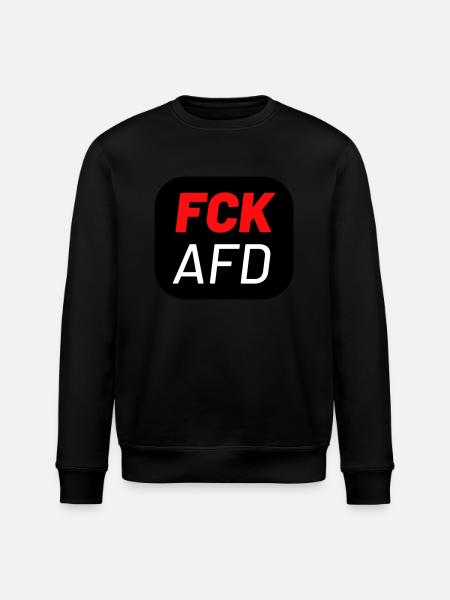 FCK AFD - Sweat bio ROLLER Stanley/Stella Unisexe - noir