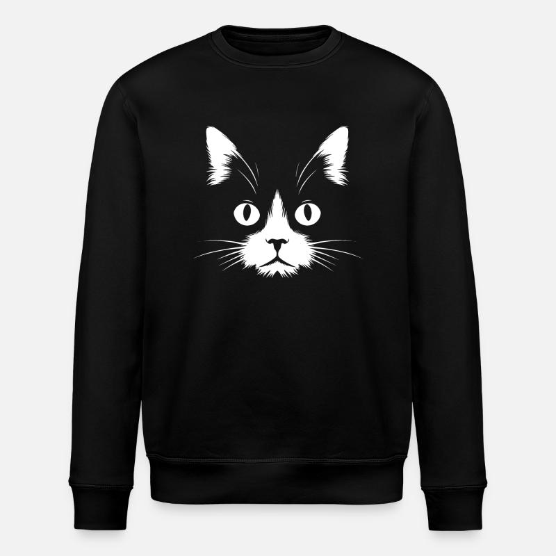 Chat, Motif De Chat - Sweat bio ROLLER Stanley/Stella Unisexe - noir