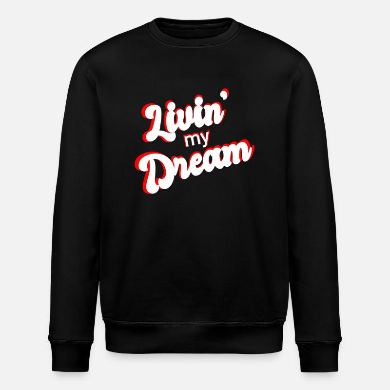 Livis mon rêve - Sweat bio ROLLER Stanley/Stella Unisexe - noir