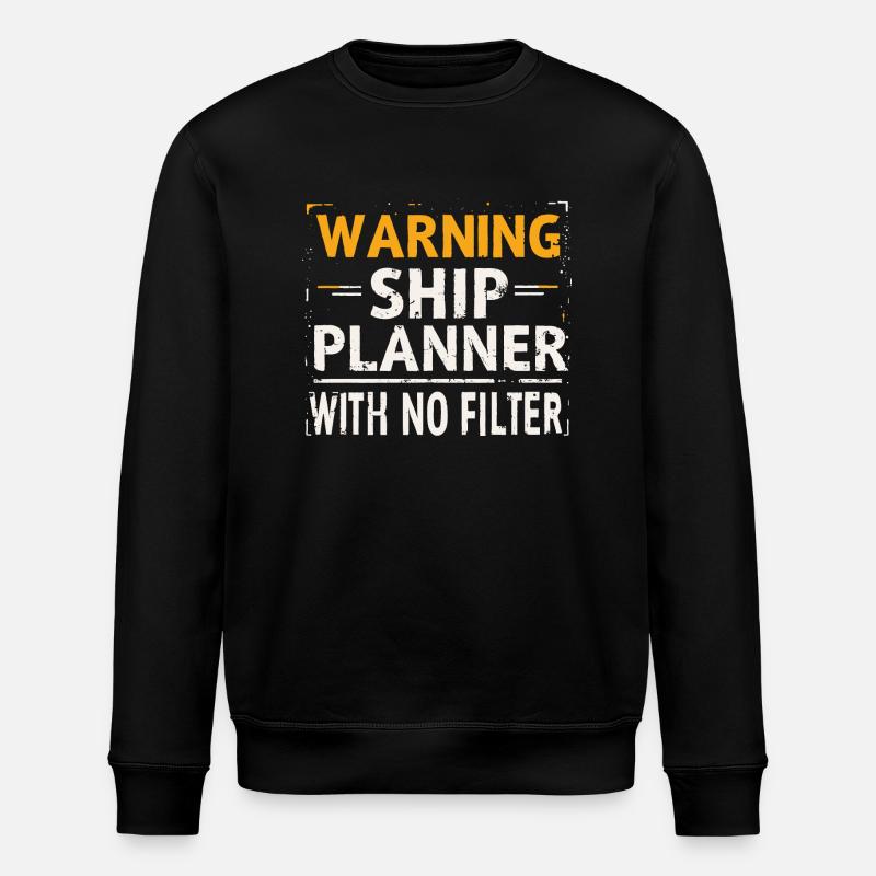 SHIP PLANNER - Stanley/Stella ROLLER Unisex Organic Sweatshirt - black