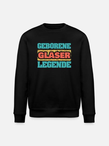 Gift for glaziers - Stanley/Stella ROLLER Unisex Organic Sweatshirt - black