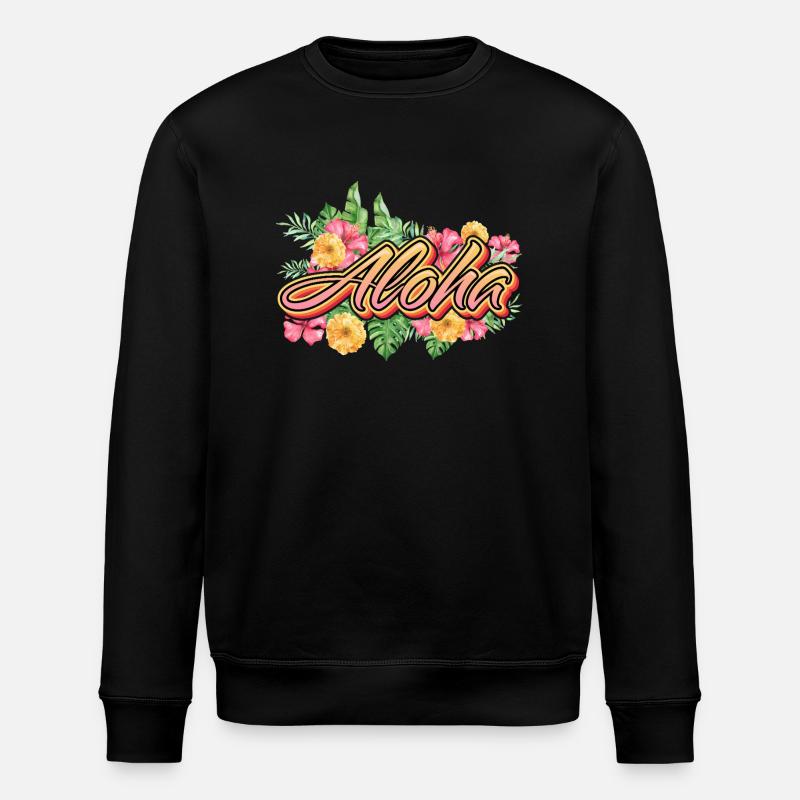 Aloha Holiday Hawaii Gift - Sweat bio ROLLER Stanley/Stella Unisexe - noir