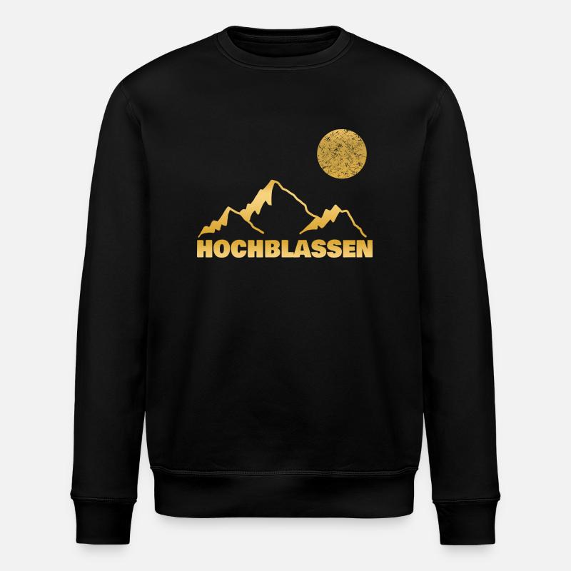 Berg Hochblassen - Stanley/Stella Unisex Bio-Sweatshirt ROLLER - Schwarz
