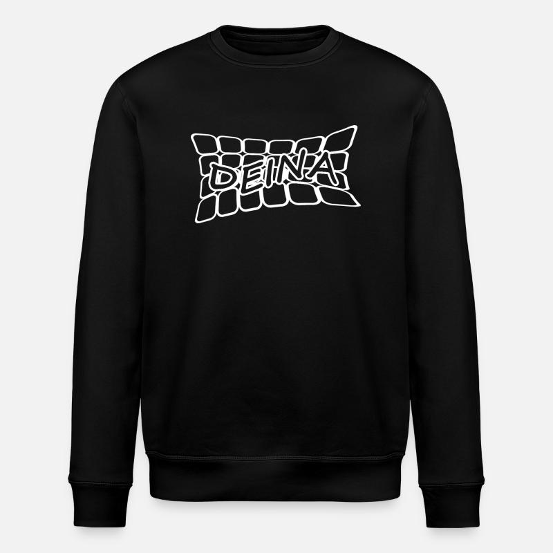 Name Deina - Stanley/Stella ROLLER Unisex Organic Sweatshirt - black