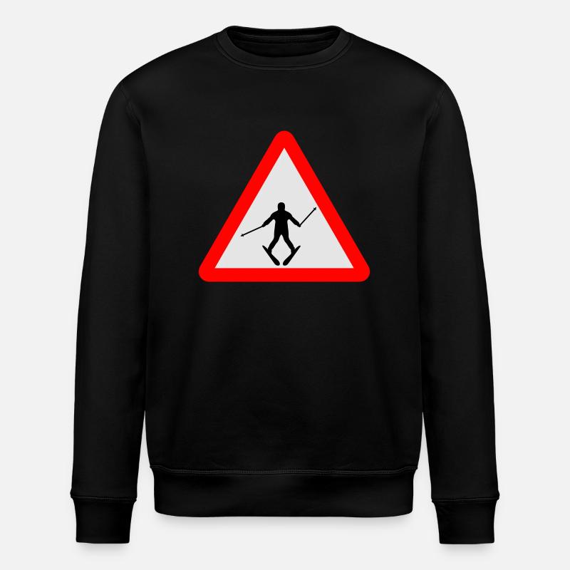 Ski - Stanley/Stella ROLLER Unisex Organic Sweatshirt - black