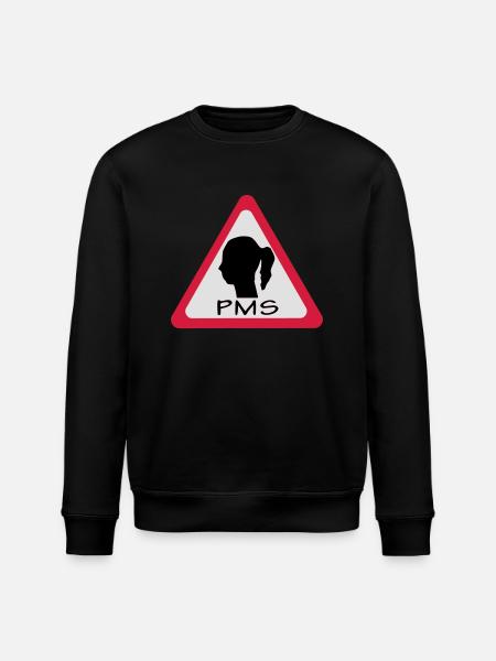 pms warning - Stanley/Stella ROLLER Unisex Organic Sweatshirt - black