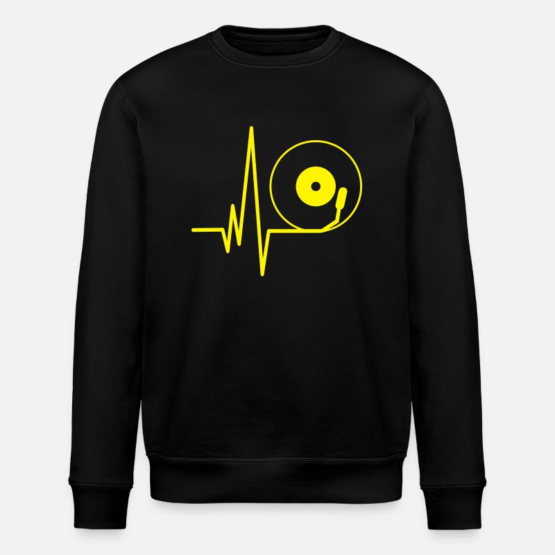 Vinyl Beat - Stanley/Stella Unisex Bio-Sweatshirt ROLLER - Schwarz
