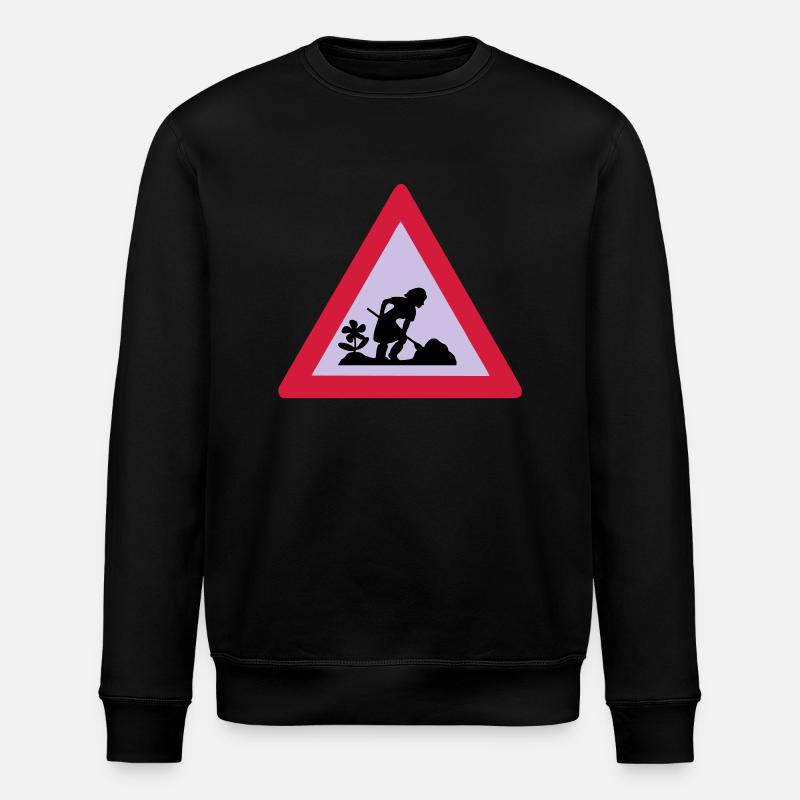 baustelle - Stanley/Stella Unisex Bio-Sweatshirt ROLLER - Schwarz