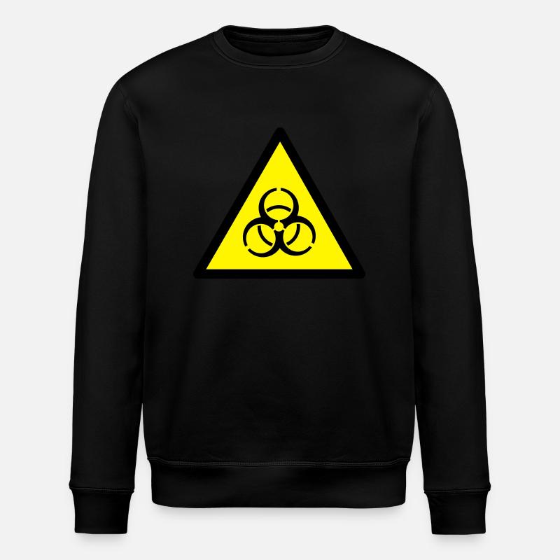 Warnung vor Biogefährung - Stanley/Stella Unisex Bio-Sweatshirt ROLLER - Schwarz