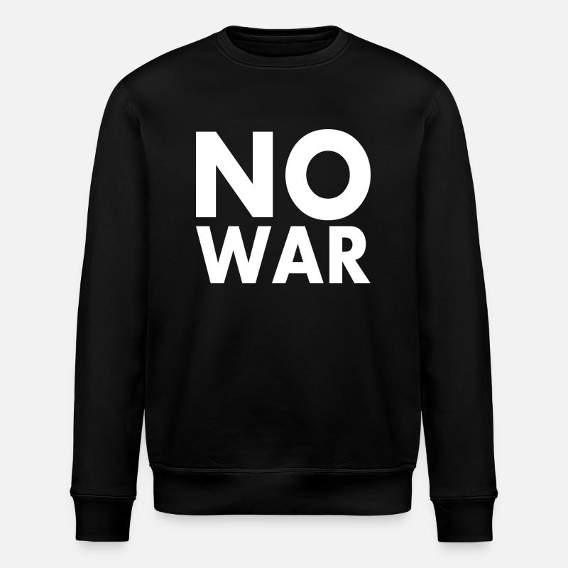 No war - Sweat bio ROLLER Stanley/Stella Unisexe - noir