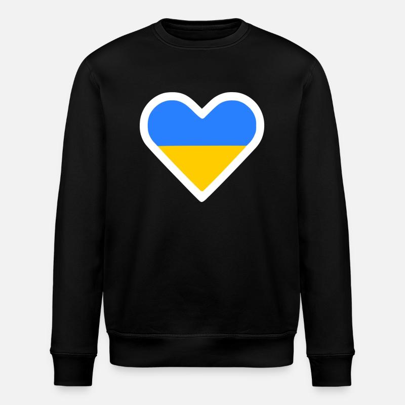 Ukraine - Stanley/Stella Unisex Bio-Sweatshirt ROLLER - Schwarz