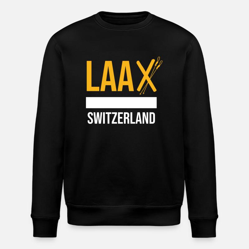 Laax, le rêve grison - Sweat bio ROLLER Stanley/Stella Unisexe - noir