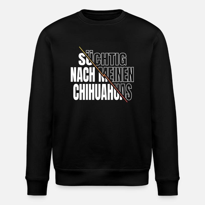 tier witzig haustier geschenkidee doggie - Stanley/Stella Unisex Bio-Sweatshirt ROLLER - Schwarz