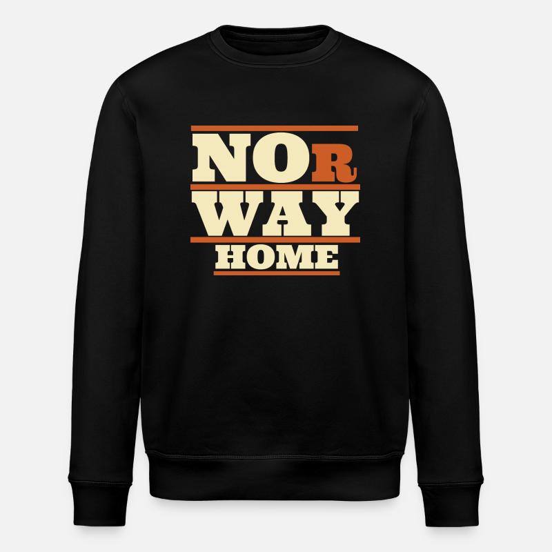 NoR Way Home - Sweat bio ROLLER Stanley/Stella Unisexe - noir