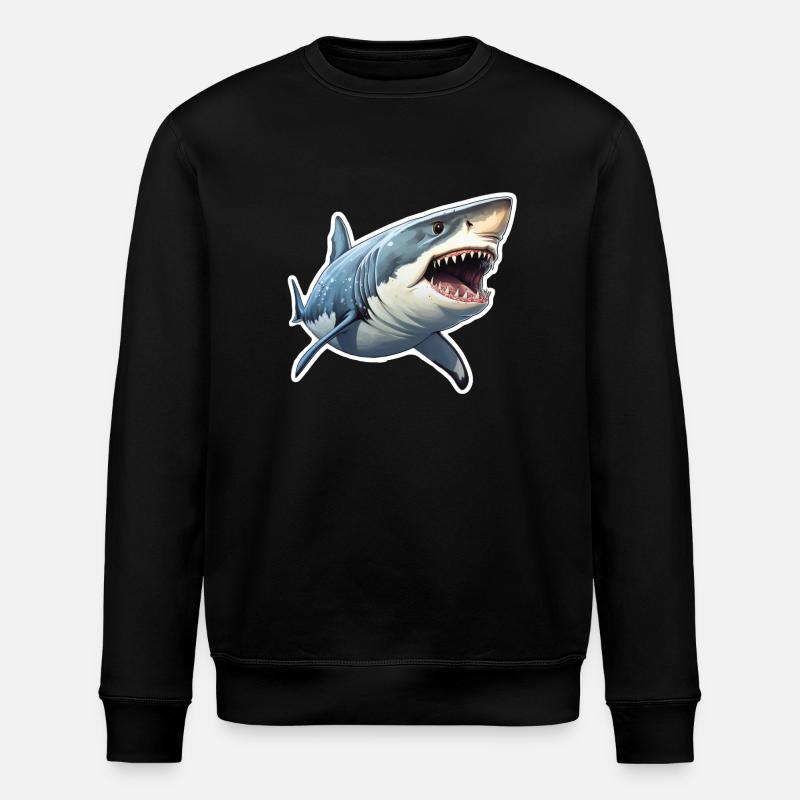 Shark - Stanley/Stella ROLLER Unisex Organic Sweatshirt - black
