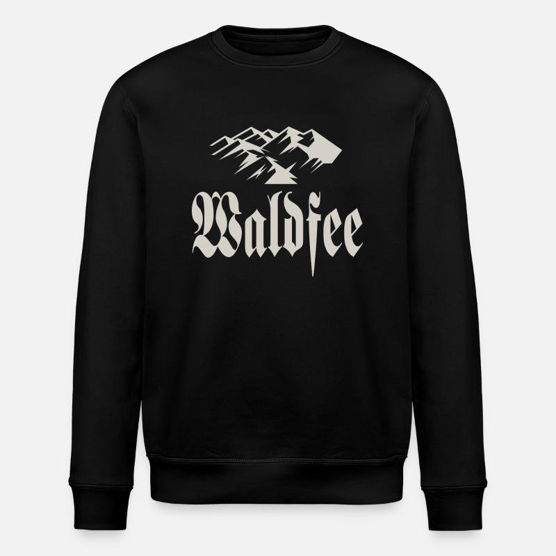 Waldfee - Stanley/Stella Unisex Bio-Sweatshirt ROLLER - Schwarz