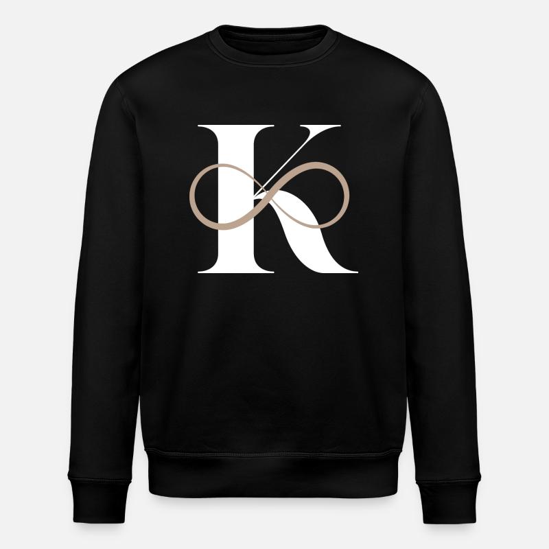 Lettre k infinie - Sweat bio ROLLER Stanley/Stella Unisexe - noir