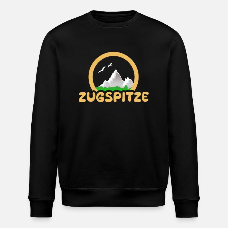 Geschenk für Zugspitze - Stanley/Stella Unisex Bio-Sweatshirt ROLLER - Schwarz