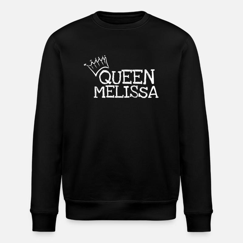 Gift for Melissa - Stanley/Stella ROLLER Unisex Organic Sweatshirt - black