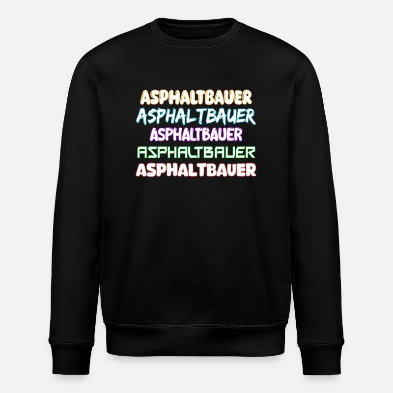 Constructeur d’asphalte comme métier - Sweat bio ROLLER Stanley/Stella Unisexe - noir