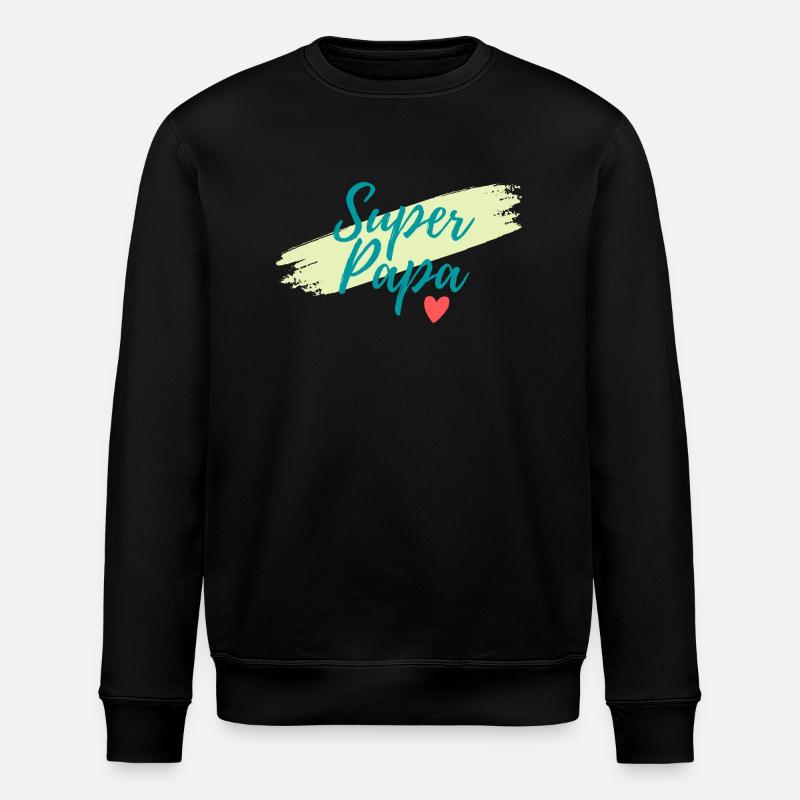 Super Dad - Stanley/Stella ROLLER Unisex Organic Sweatshirt - black