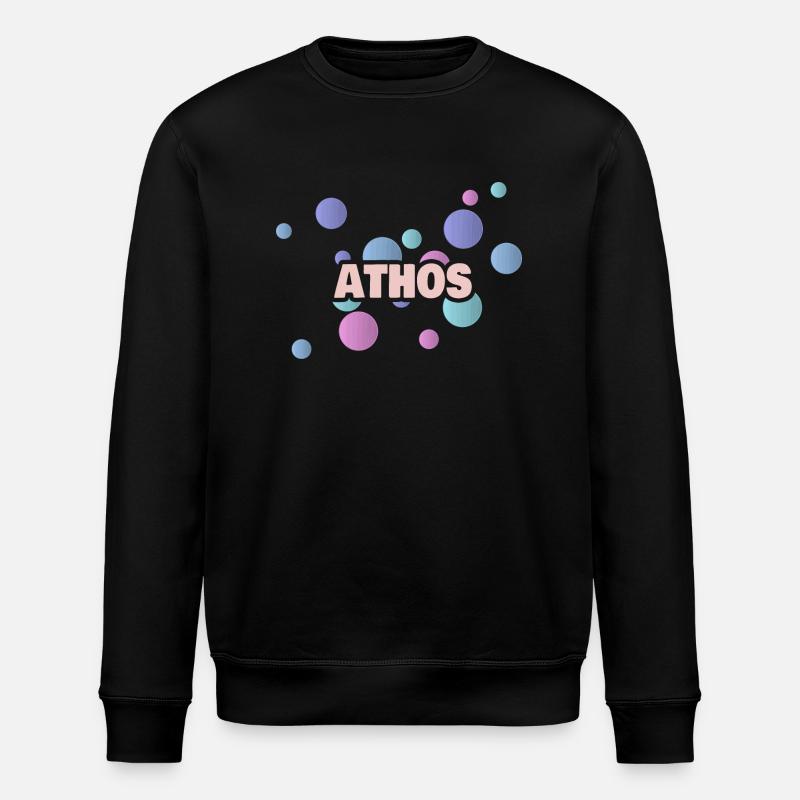 Athos Athos - Stanley/Stella ROLLER Unisex Organic Sweatshirt - black