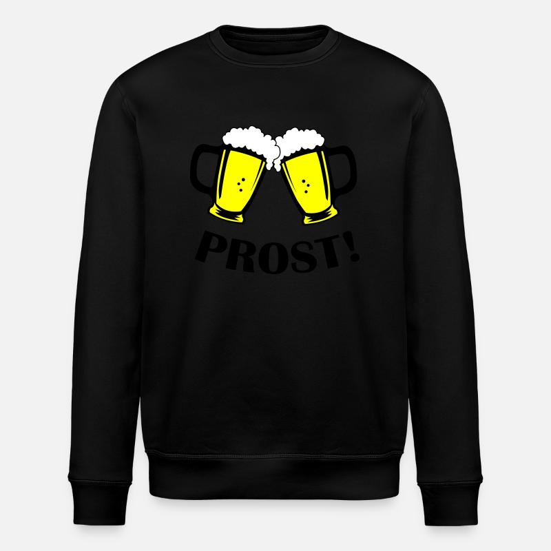 bier prost - Stanley/Stella Unisex Bio-Sweatshirt ROLLER - Schwarz
