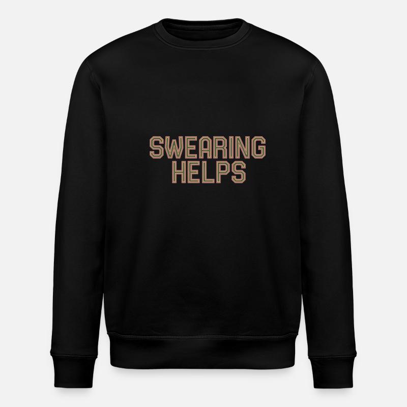 Swearing Helps 9 - Stanley/Stella Unisex Bio-Sweatshirt ROLLER - Schwarz