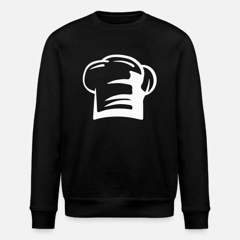 Kochmütze - Stanley/Stella Unisex Bio-Sweatshirt ROLLER - Schwarz