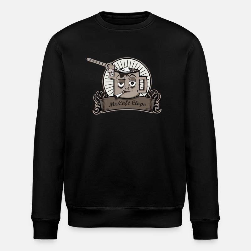 Mr.café clope - Sweat bio ROLLER Stanley/Stella Unisexe - noir