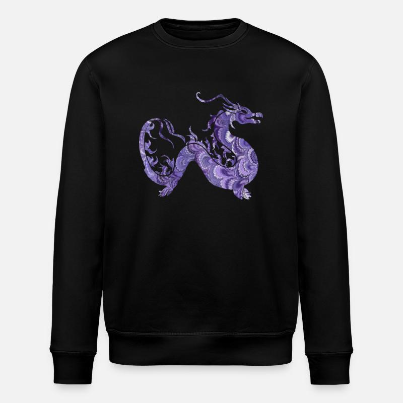 drachen e 76 - Stanley/Stella Unisex Bio-Sweatshirt ROLLER - Schwarz