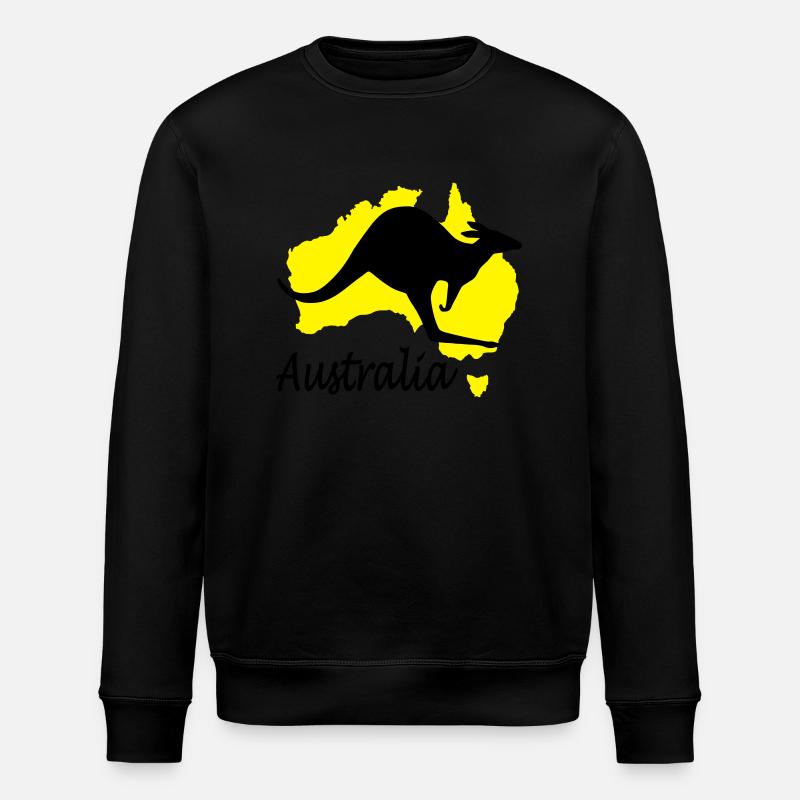 australia - Stanley/Stella ROLLER Unisex Organic Sweatshirt - black