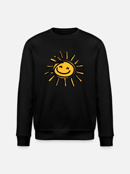 Sonne - Stanley/Stella Unisex Bio-Sweatshirt ROLLER - Schwarz