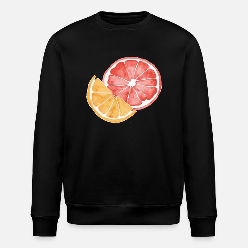 fruit - Stanley/Stella ROLLER Unisex Organic Sweatshirt - black