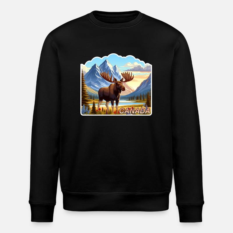 Canada 15 - Sweat bio ROLLER Stanley/Stella Unisexe - noir
