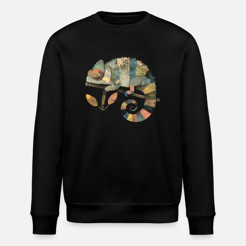 Chameleon - Stanley/Stella ROLLER Unisex Organic Sweatshirt - black