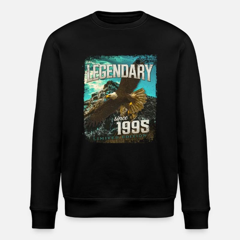 Legendary since 1995 - Stanley/Stella ROLLER Unisex Organic Sweatshirt - black