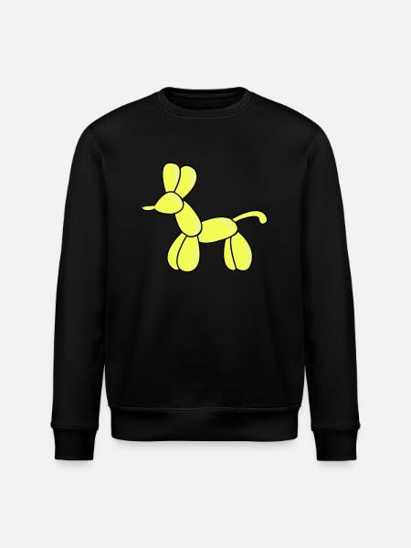 Balloon Dog - Stanley/Stella ROLLER Unisex Organic Sweatshirt - black