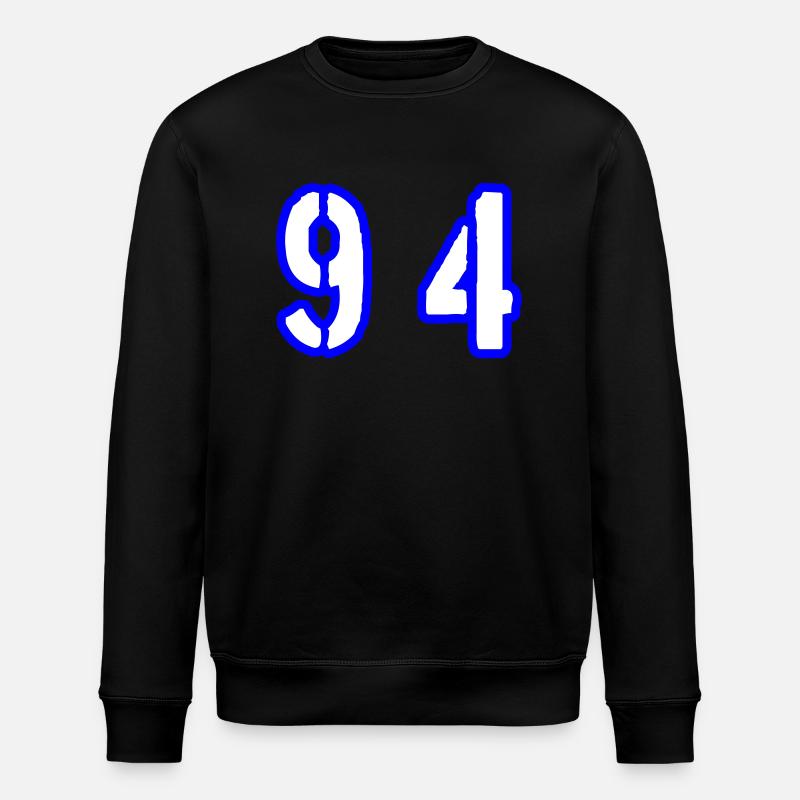 94 Symbole numérique - Sweat bio ROLLER Stanley/Stella Unisexe - noir