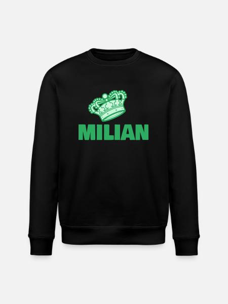 First name Milian - Stanley/Stella ROLLER Unisex Organic Sweatshirt - black