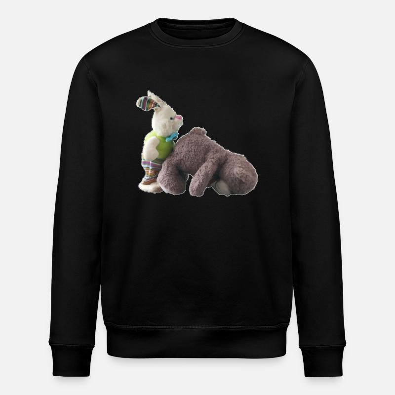 lapin ourson - Sweat bio ROLLER Stanley/Stella Unisexe - noir