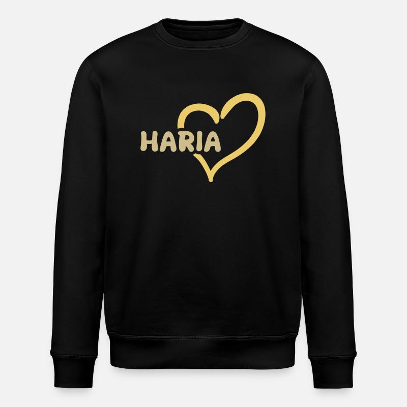 Haria - Stanley/Stella ROLLER Unisex Organic Sweatshirt - black