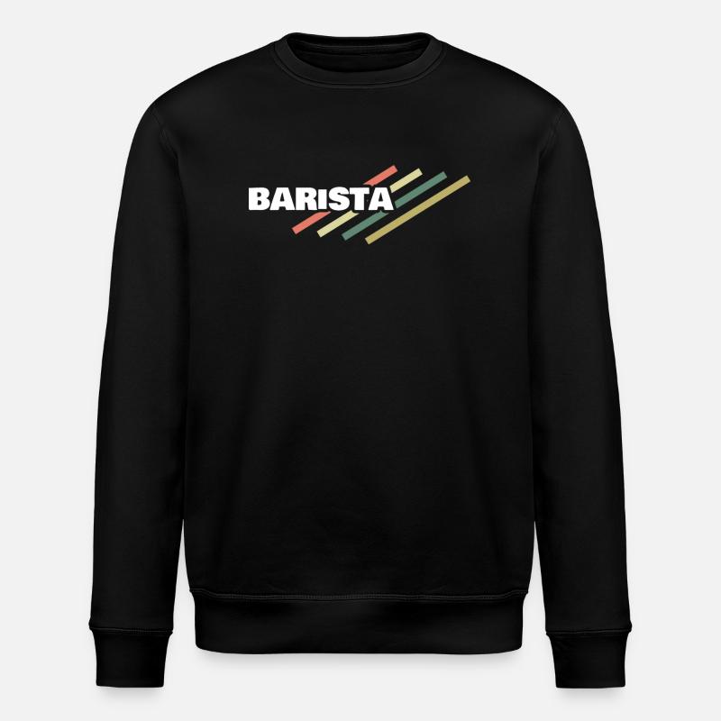 Cadeau pour Barista - Sweat bio ROLLER Stanley/Stella Unisexe - noir