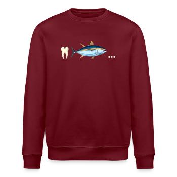 Dent thon … - Sweat bio ROLLER Stanley/Stella Unisexe - bordeaux - Devant - Nik (191cm)