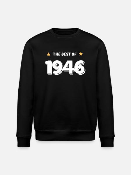 Best of 1946 - Stanley/Stella ROLLER Unisex Organic Sweatshirt - black