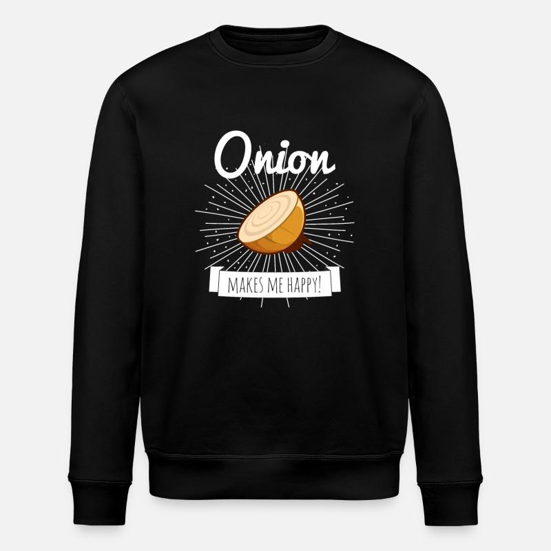onion - Stanley/Stella ROLLER Unisex Organic Sweatshirt - black