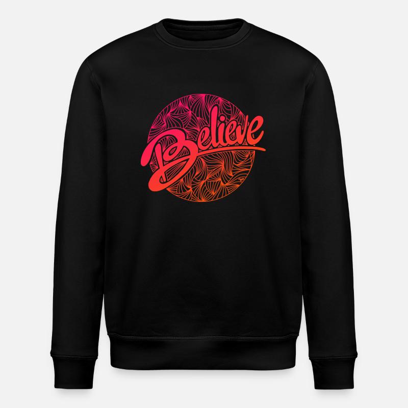 believe - Stanley/Stella Unisex Bio-Sweatshirt ROLLER - Schwarz
