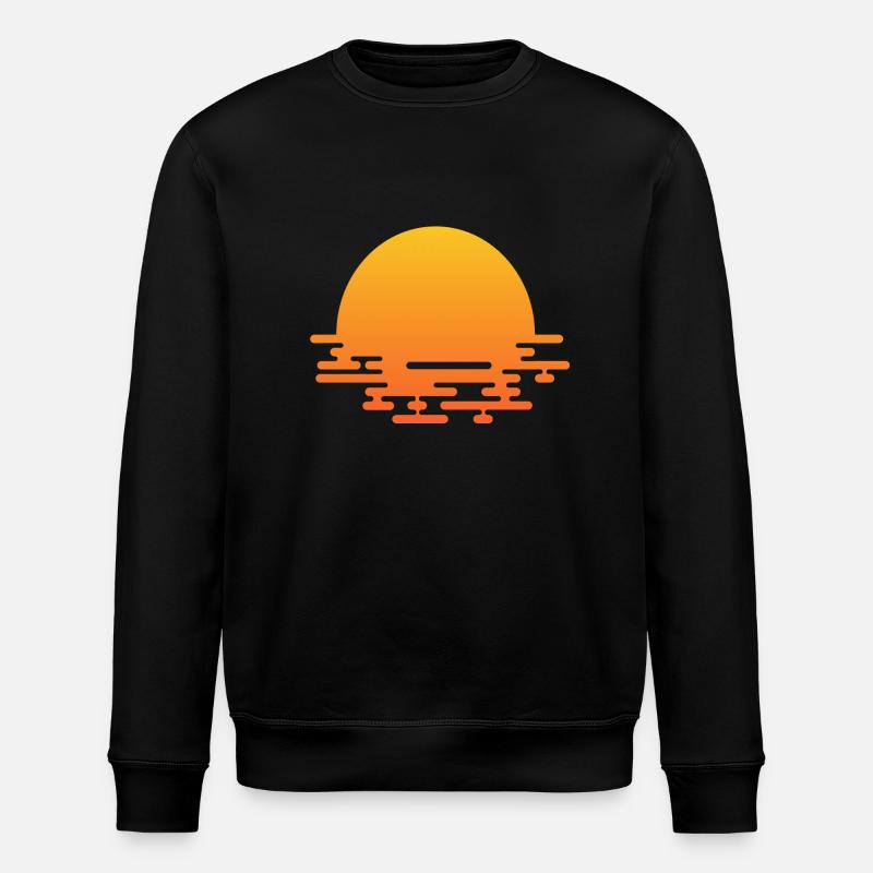 lever du soleil - Sweat bio ROLLER Stanley/Stella Unisexe - noir