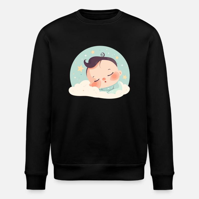 Bébé endormi - Sweat bio ROLLER Stanley/Stella Unisexe - noir