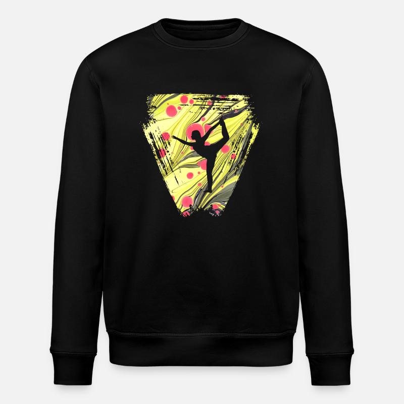 Yoga 25 E 114 - Stanley/Stella ROLLER Unisex Organic Sweatshirt - black